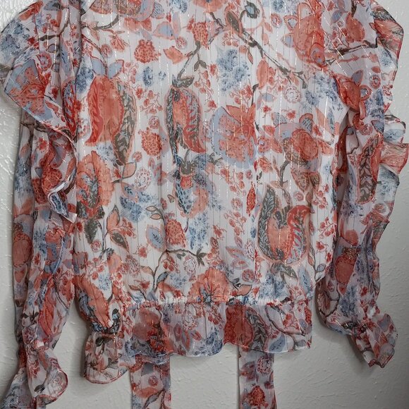 Walter Baker Floral blouse size M - Picture 6 of 6